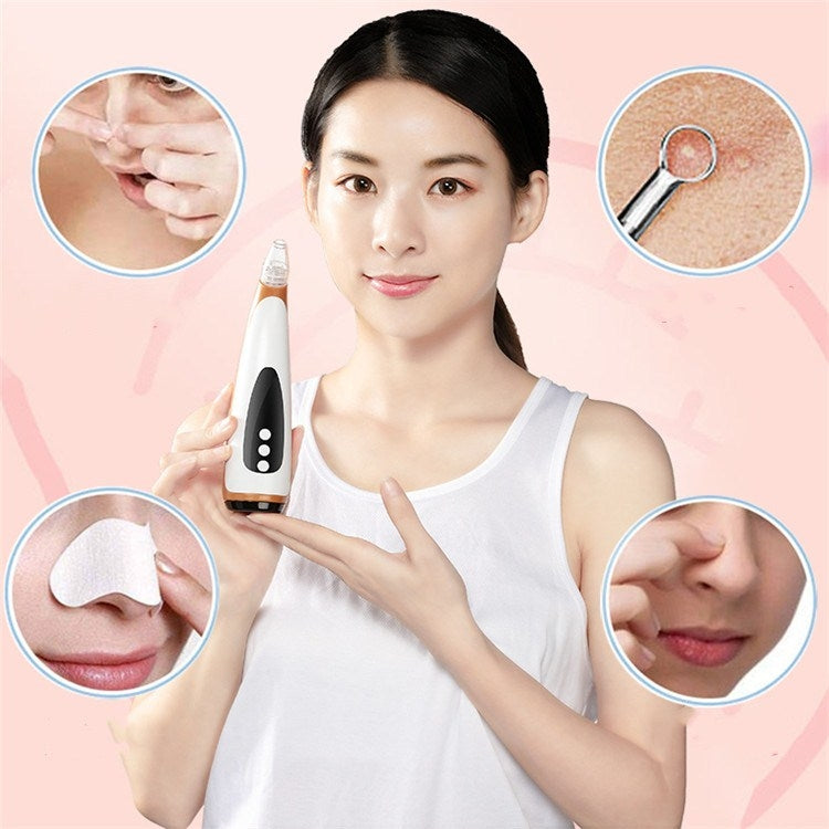 Electric Pore Cleaning Instrument Hot Compress To Export Acne Removing Blackhead Beauty Instrument