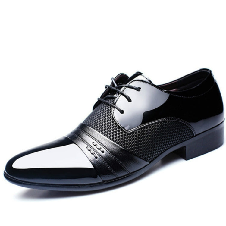 Flat Shoes Breathable Men Business Dress Shoes, Size:46