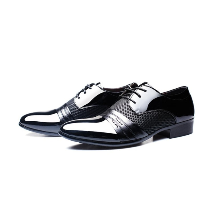 Flat Shoes Breathable Men Business Dress Shoes, Size:46
