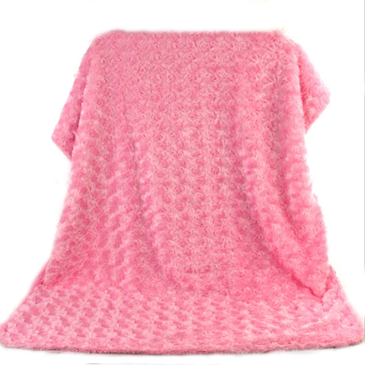 76*102cm Double Faced Rosette Blanket