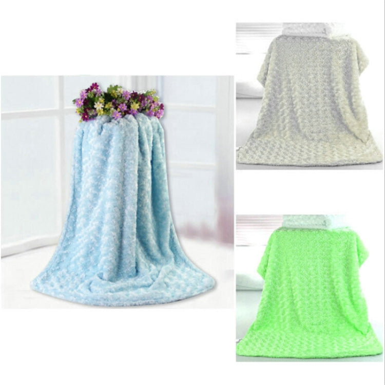 76*102cm Double Faced Rosette Blanket