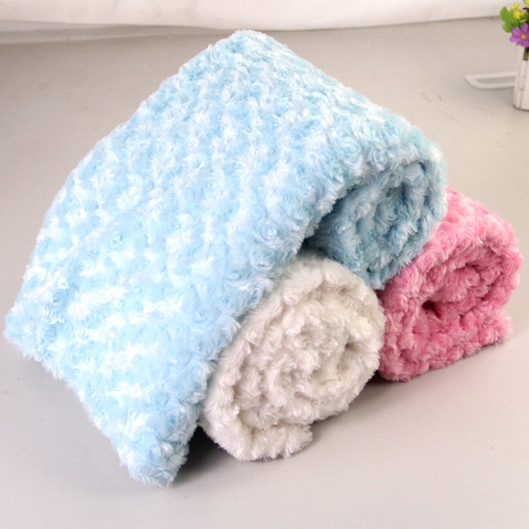 76*102cm Double Faced Rosette Blanket