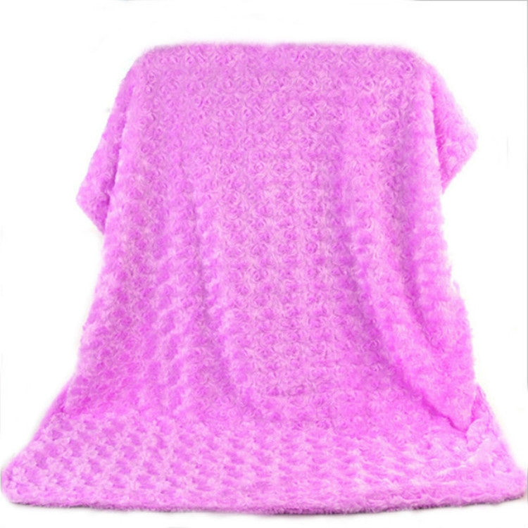 76*102cm Double Faced Rosette Blanket