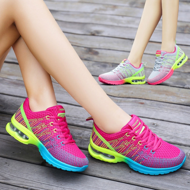 Casual Mesh Women Sneakers Breathable Half-cushion Running Shoes, Shoe size:37