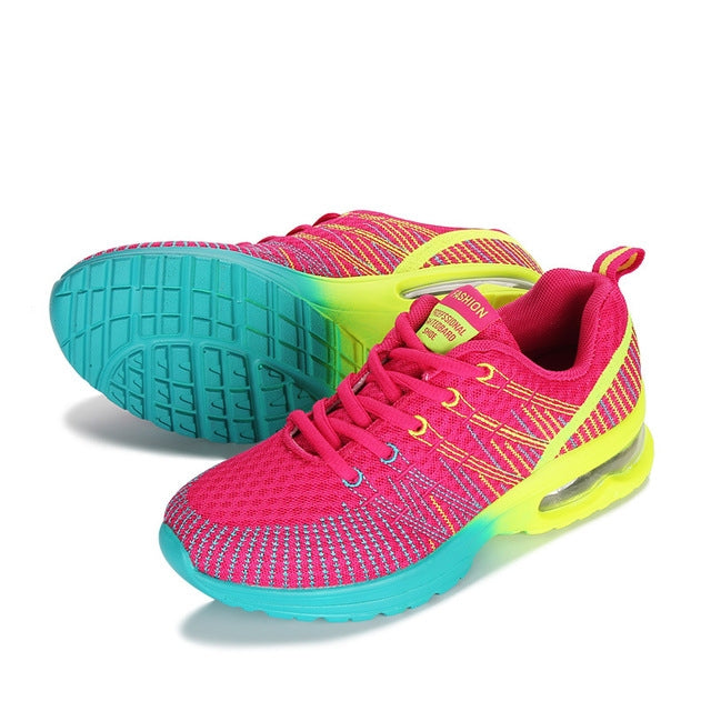 Casual Mesh Women Sneakers Breathable Half-cushion Running Shoes, Shoe size:38
