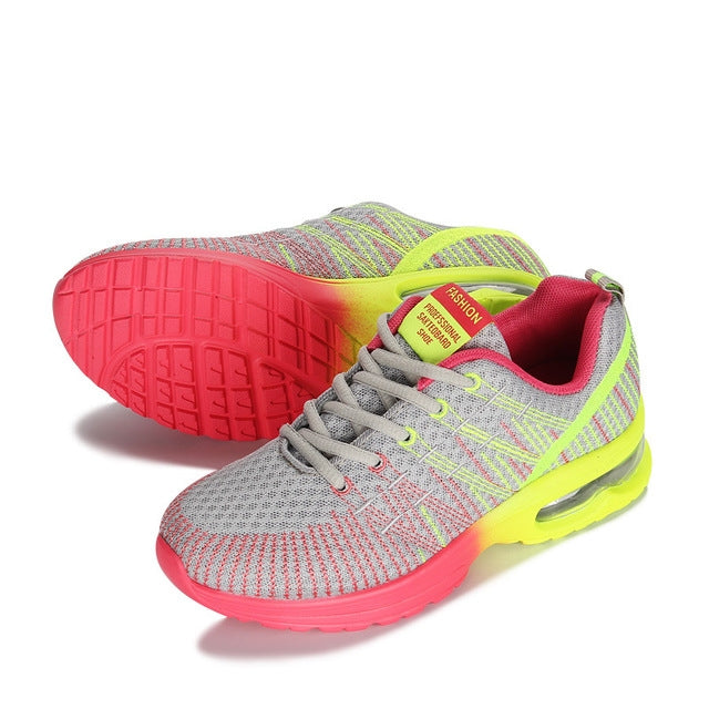 Casual Mesh Women Sneakers Breathable Half-cushion Running Shoes, Shoe size:38