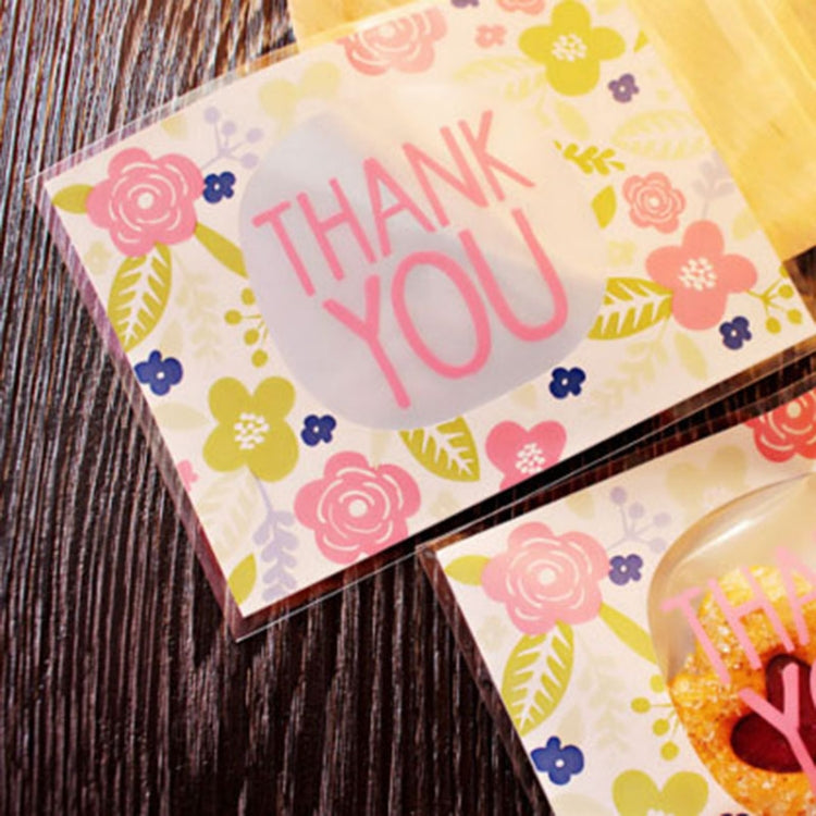 100 PCS Baking Bags Candy Bags Biscuit Bags Small Pastry Bags Handmade Soap Self-adhesive Bags