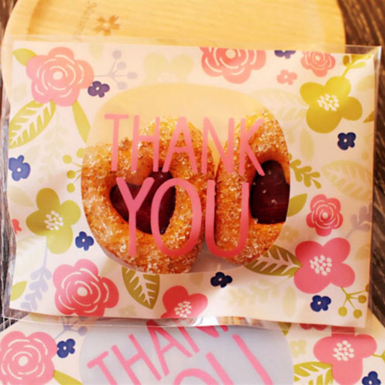 100 PCS Baking Bags Candy Bags Biscuit Bags Small Pastry Bags Handmade Soap Self-adhesive Bags