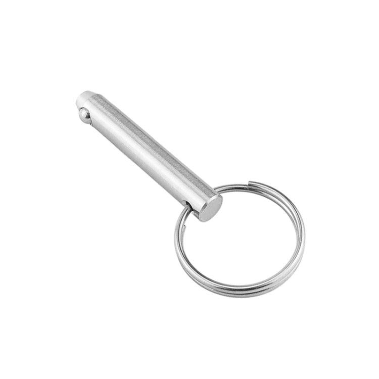 2 PCS Boat Accessories 316 Stainless Steel Ball Pin Quick Release And Quick Release Safety Pin Spring Steel Ball Pin, Size: 6.3x 51mm
