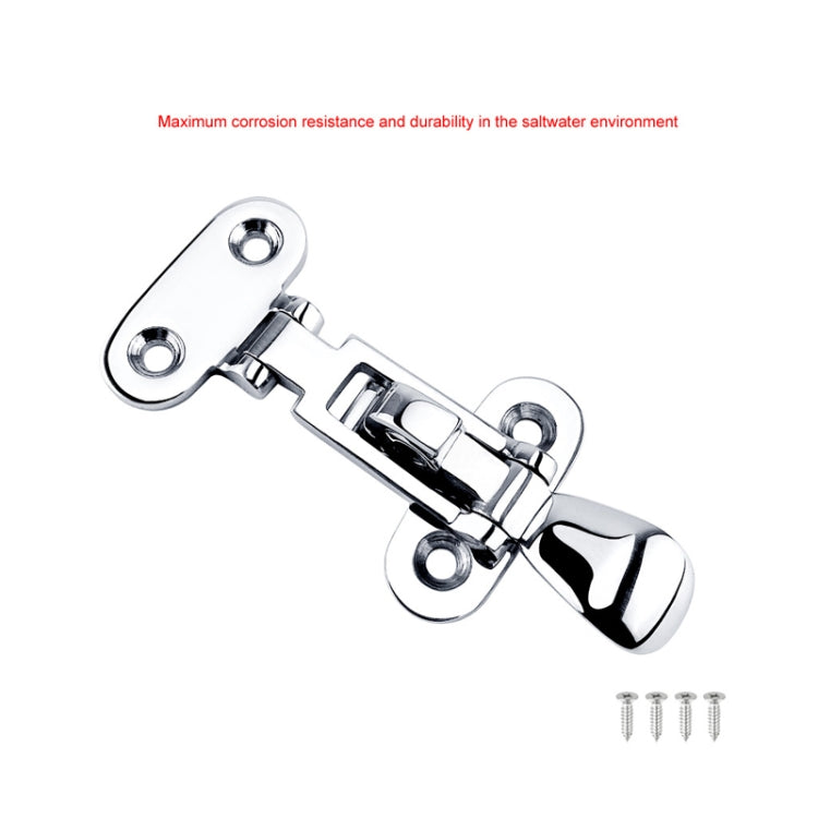 316 Stainless Steel Marine Hasp Hatch Door Lock Yacht Hardware Accessories, Specification: 113mm