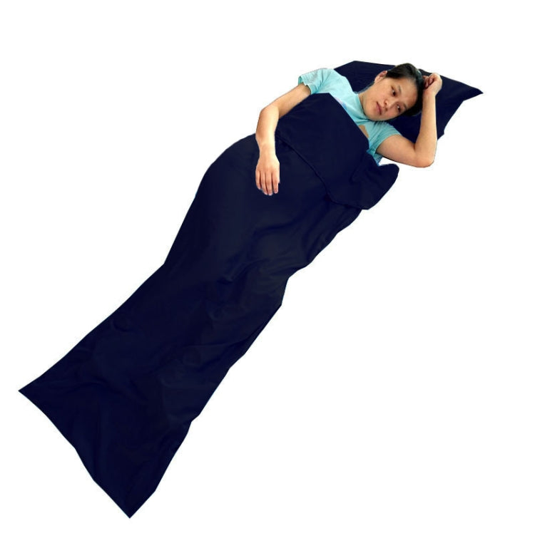 Portable Hotel Solid Color Envelope Dirty Sleeping Bag Linerï¼ŒRandom Color, Specifications (length * width): 210x160cm