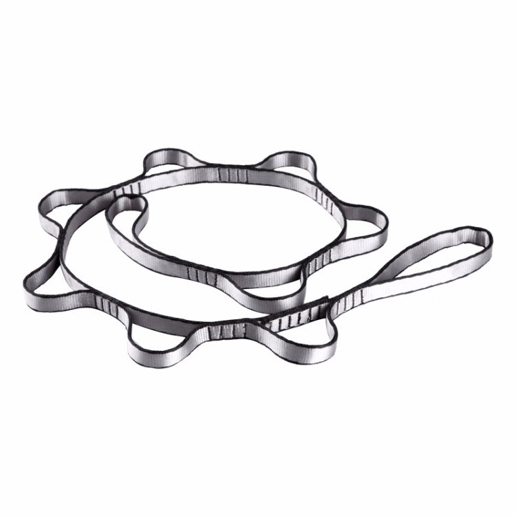 Aerial Yoga Hammock 7 Ring Extension Belt Nylon High-Strength Double Belt Hammock Strap, Length: 1.1m