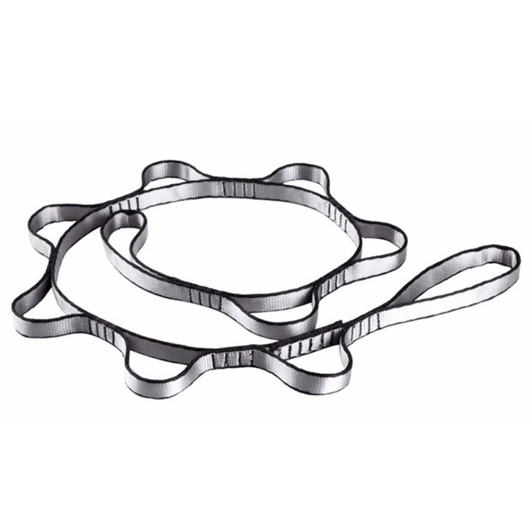 Aerial Yoga Hammock 7 Ring Extension Belt Nylon High-Strength Double Belt Hammock Strap, Length: 1.1m