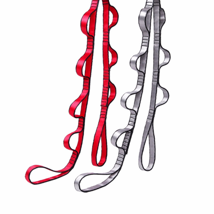 Aerial Yoga Hammock 7 Ring Extension Belt Nylon High-Strength Double Belt Hammock Strap, Length: 1.1m