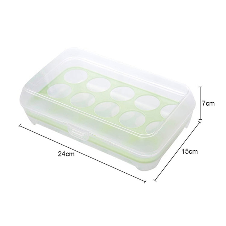 15 grids Egg Refrigerator Fresh Box Eggs Holder