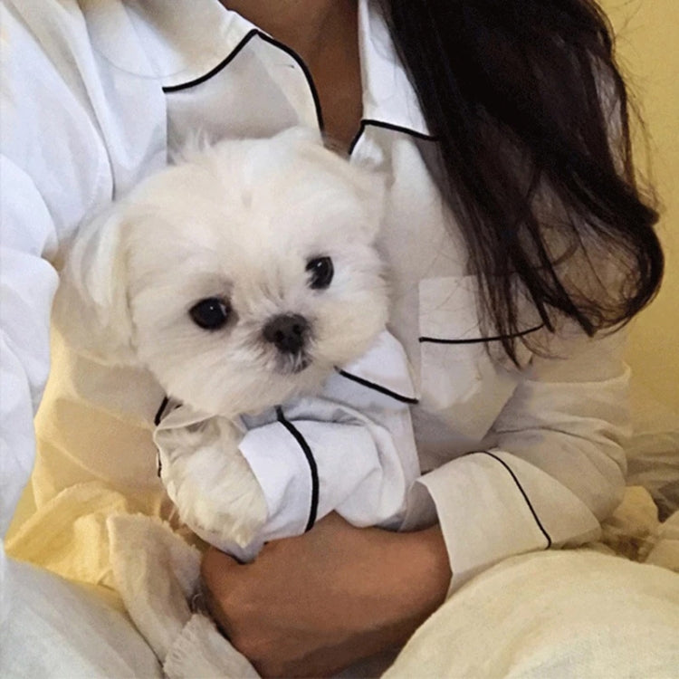 Dog Clothes Pet Pajamas Dog simulation Silk Pajamas, Size:M