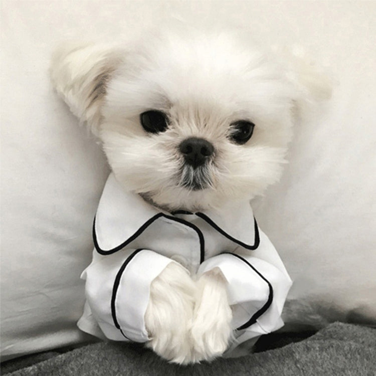 Dog Clothes Pet Pajamas Dog simulation Silk Pajamas, Size:XL