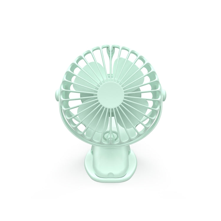 360 Degree -Round Rotation Mini Cooling Air Fan 4 Speed Adjustable Portable USB Rechargeable Desktop Clip Fan