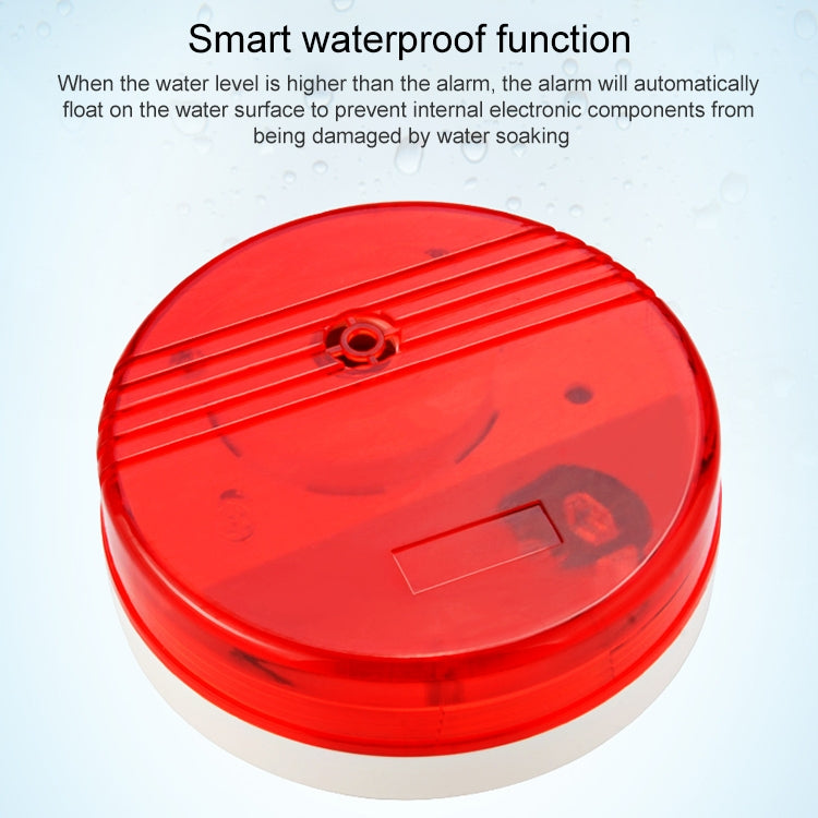 Independent Water Leakage Alarm with Sound&light 85dB Flooding Detector Wireless Strobe Water Leak Sensor