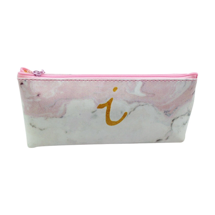 Cute Leather Marble Letter Storage Pouch Pen Box Stationery Office School Supplies