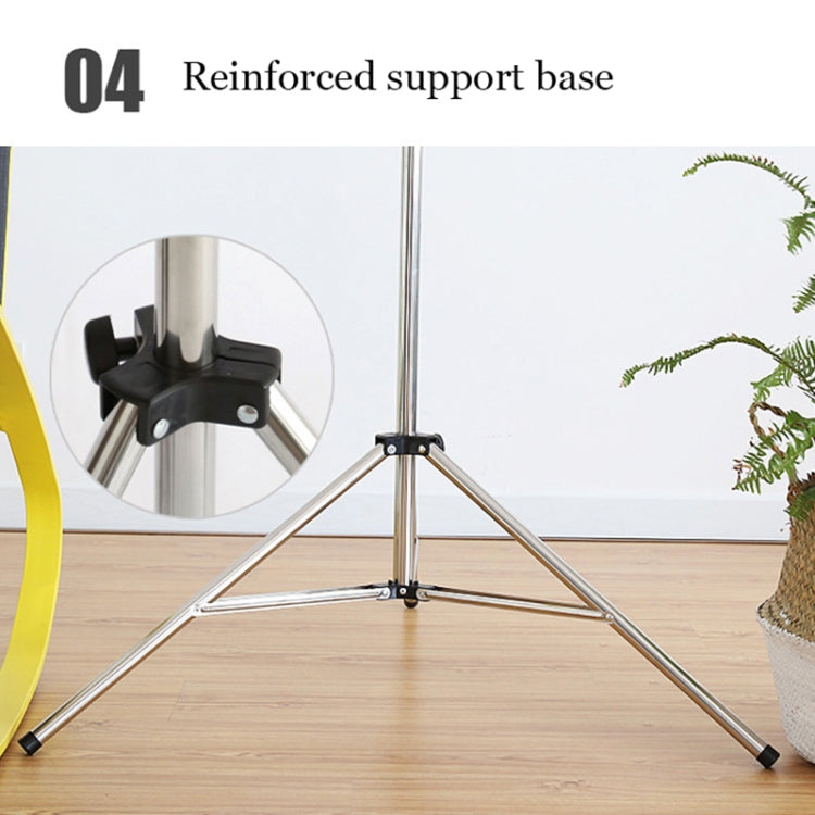 Stainless Steel Folding Drying Racks Floor-standing Balcony Clothes Racks Portable Indoor T-hangers Holder, Size:165cm