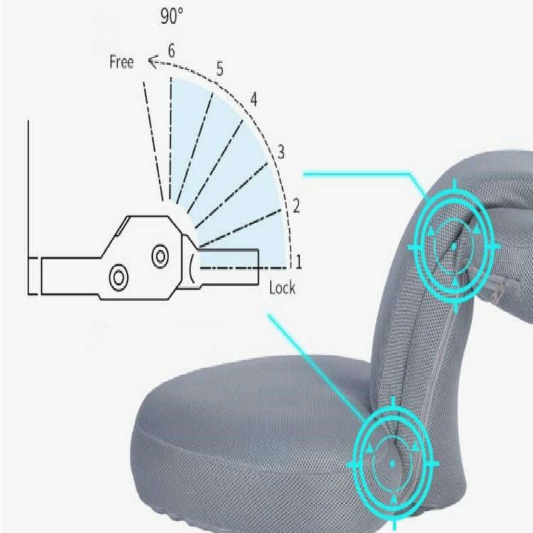 Living Room Foldable Chair Adjustable Floor Legless Tatami Zaisu Yoga Posture Chair Sofa