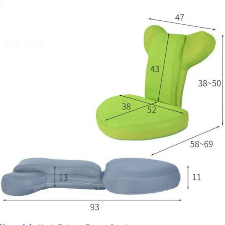 Living Room Foldable Chair Adjustable Floor Legless Tatami Zaisu Yoga Posture Chair Sofa