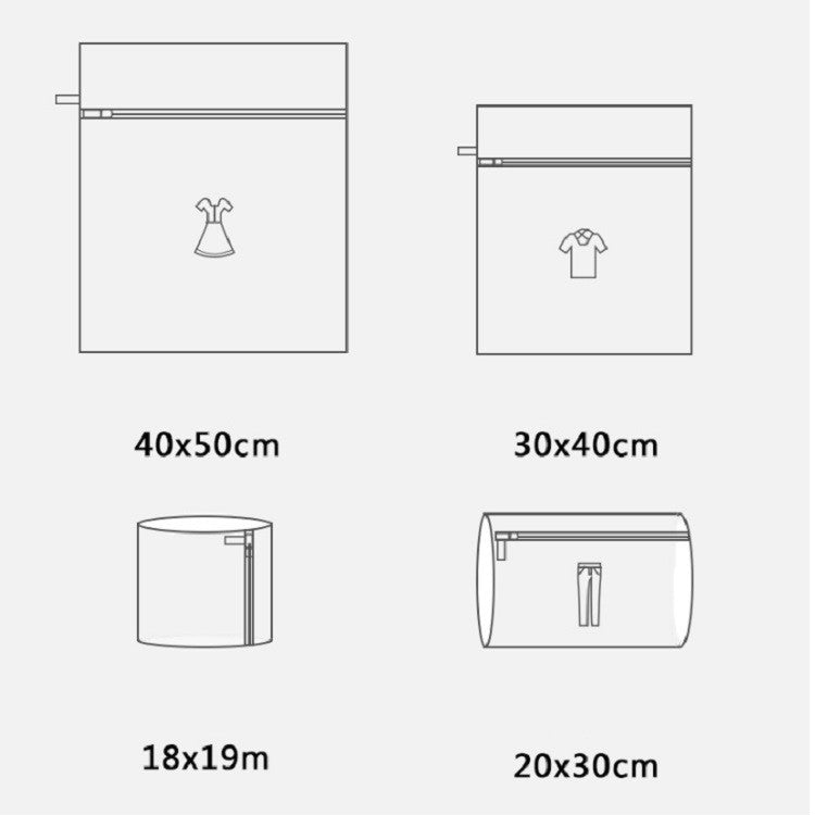 Household Laundry Bag Clothes Anti-winding Net Pocket