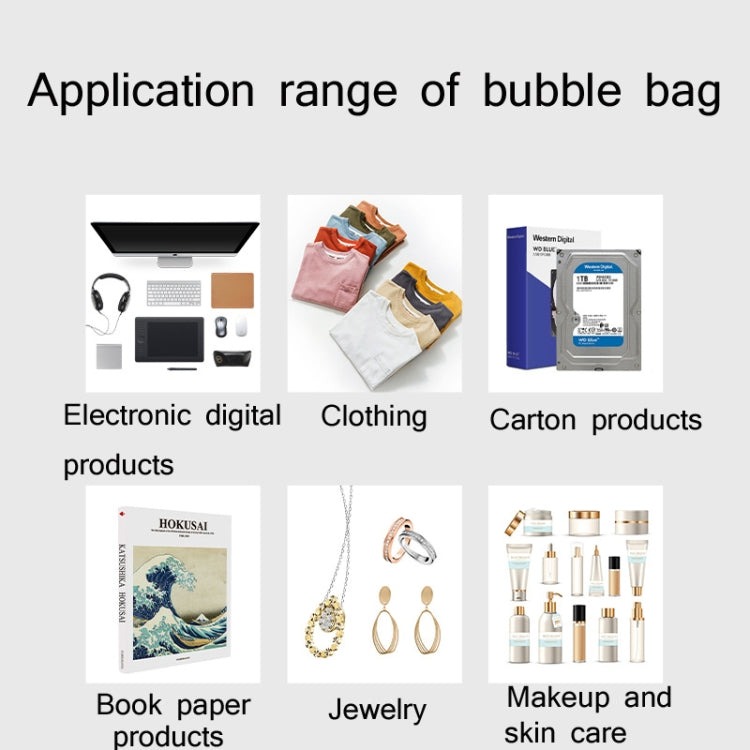 50 PCS Pink Co-Extrusion Film Bubble Bag Logistics Packaging Thickened Packaging Bag, Size:50x45cm