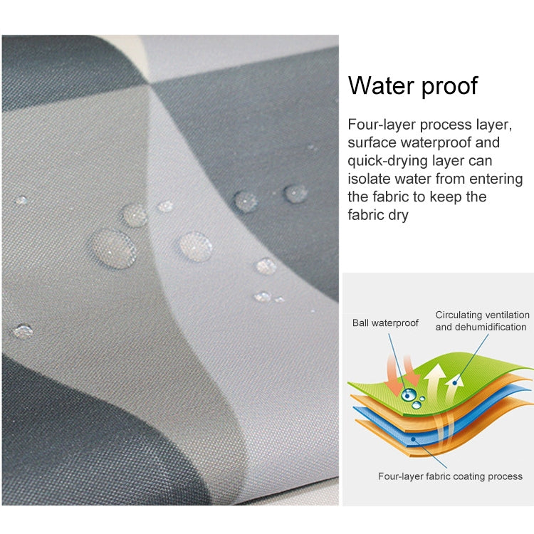 Curtains for Bathroom Waterproof Polyester Fabric Moldproof Bath Curtain, Size:200x240cm