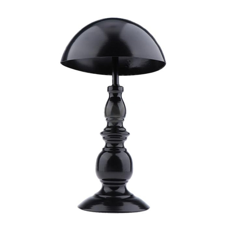 12 inch Height Retro Style Metal Freestanding Hat Wig Helmet Rack Holder Display Stand with Round Base