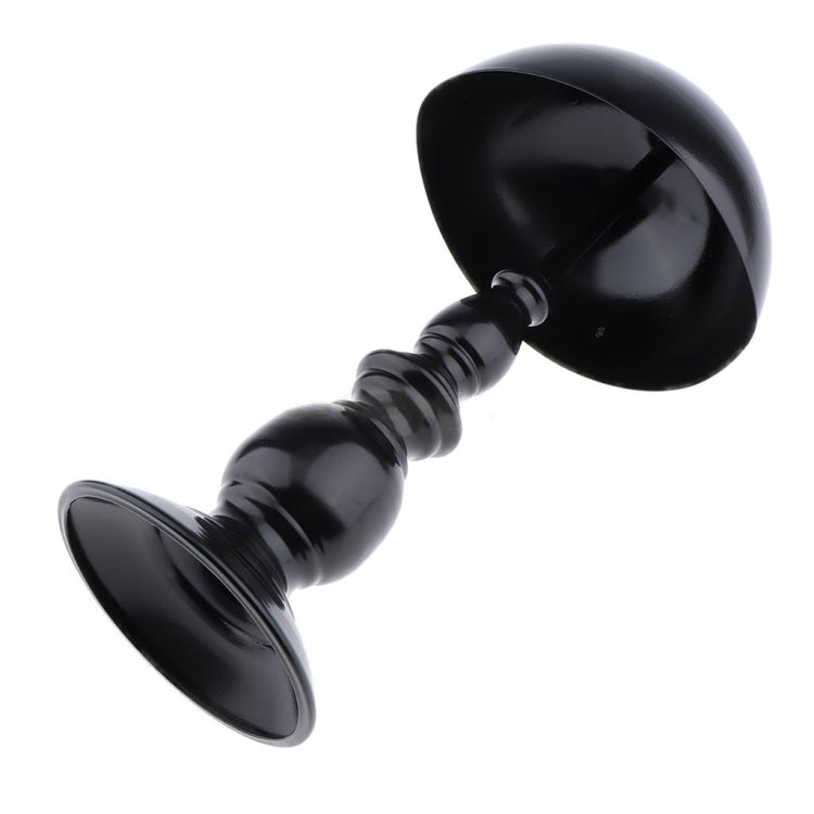 12 inch Height Retro Style Metal Freestanding Hat Wig Helmet Rack Holder Display Stand with Round Base