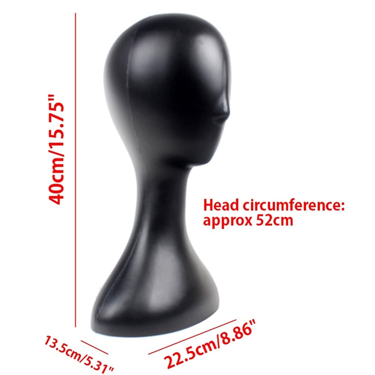Female Plastic Mannequin Manikin Head Model Foam Wig Hair Glasses Display Stand