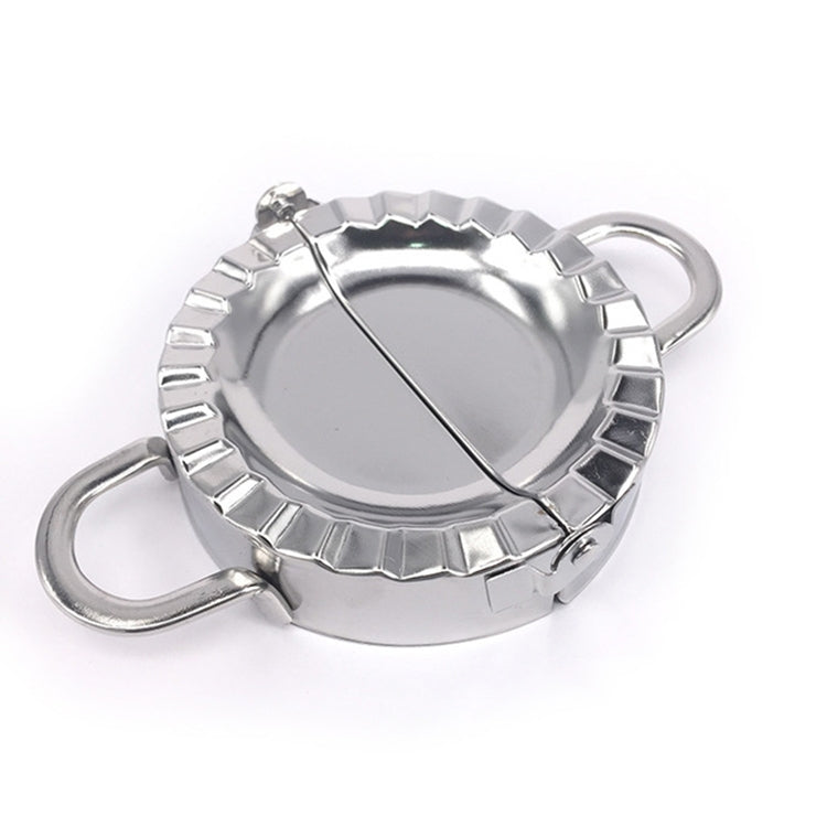 Stainless Steel Dumpling Maker Dough Cutter Dumpling Mould Kitchen Accessories Pastry Tools, Specification:Large 9.7cm with White Box