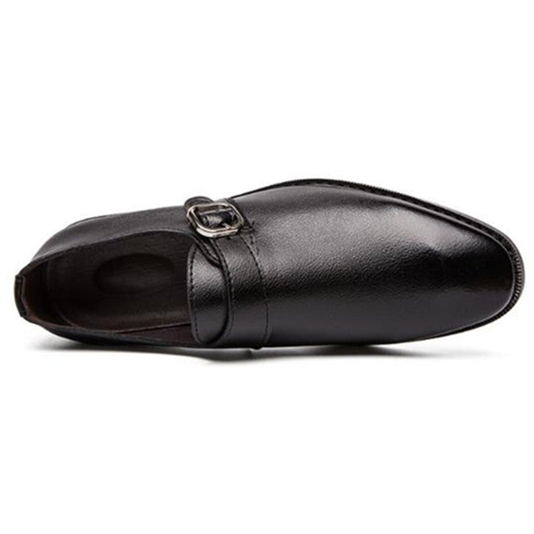 Men Leather Shoes Office Loafers Man Casual Wedding Shoes, Size:41