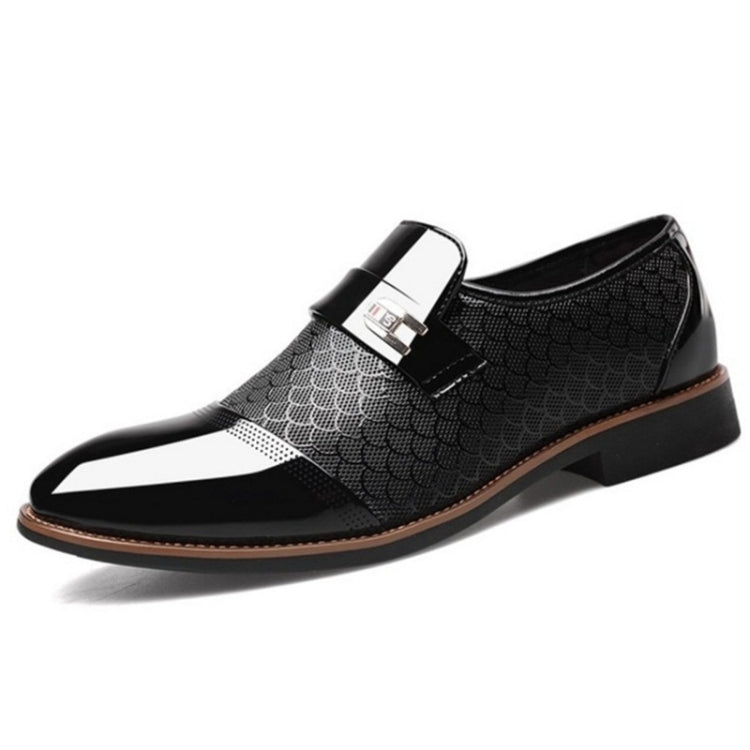 Men Embossing Casual Shoes Business Dress Shoes, Size:48