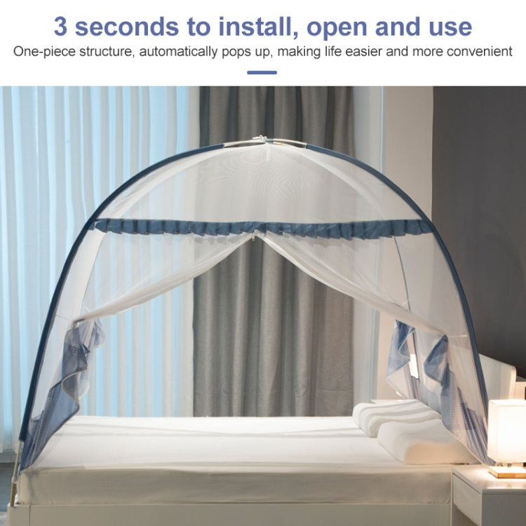 Simple Pop-up Foldable Yurt Mosquito Net, Size:1.2x2.0 Meters(Deep Forest)