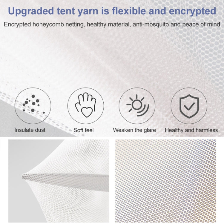 Simple Pop-up Foldable Yurt Mosquito Net, Size:1.2x2.0 Meters(Deep Forest)