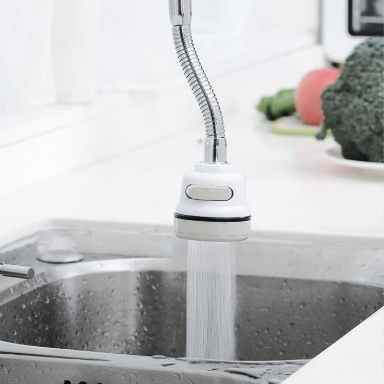 Kitchen Faucet Splash-proof Extender Water-saving Booster, Specification:2 PCS Plastic 3 Files + Filter
