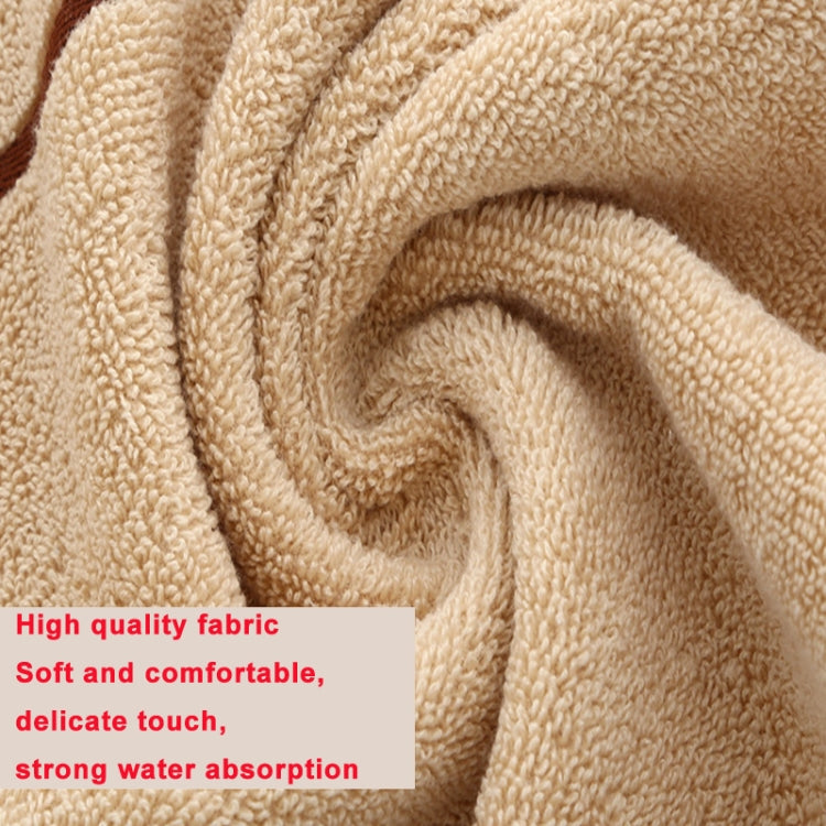 Strong Water Absorption Stripe Cotton Towel for Home & Hotel, Size:70x140cm