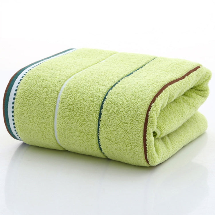 Strong Water Absorption Stripe Cotton Towel for Home & Hotel, Size:70x140cm