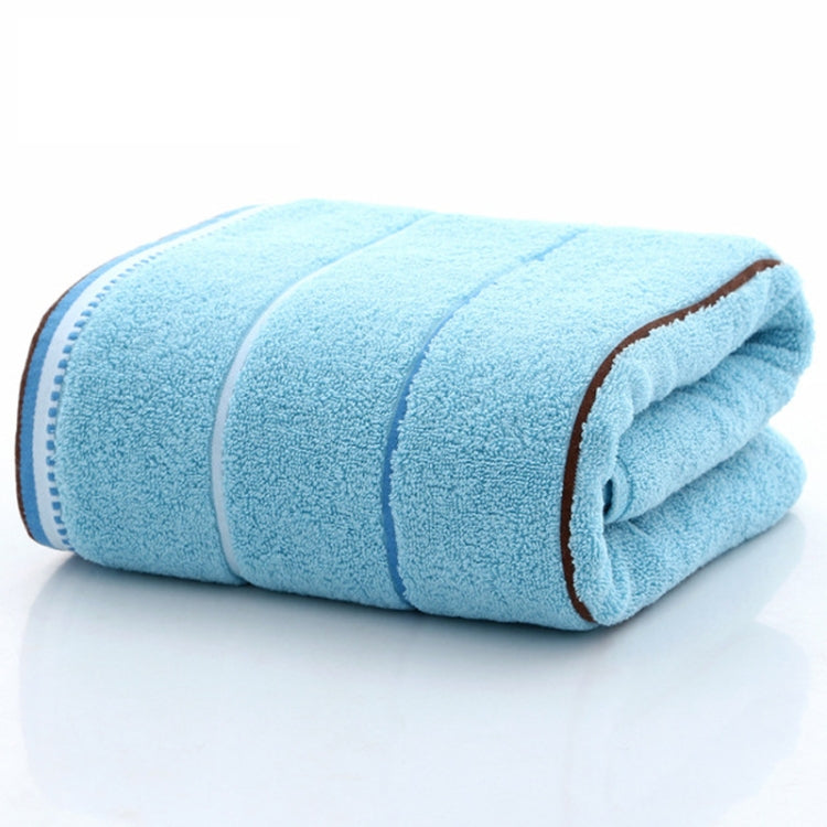 Strong Water Absorption Stripe Cotton Towel for Home & Hotel, Size:70x140cm