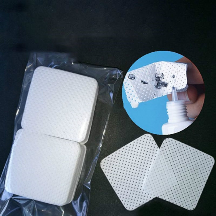300 PCS Disposable Eyelash Extension Glue Removing Cotton Pad Makeup Cosmetic Cleaning Tool