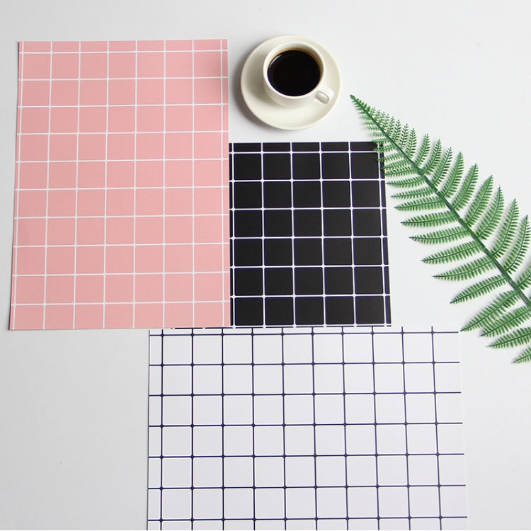Big Grid Card Food Shooting Props Photography Background(Black)