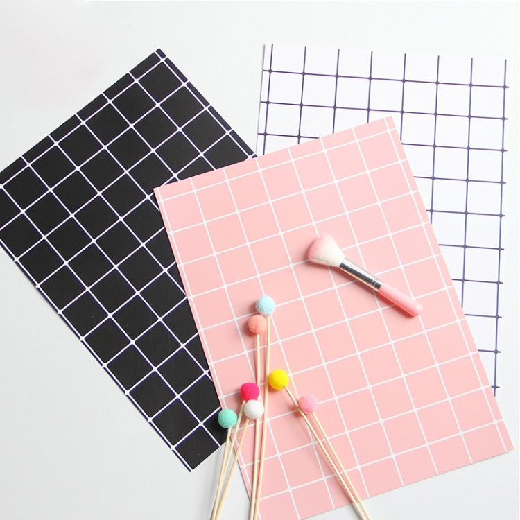 Big Grid Card Food Shooting Props Photography Background(Black)