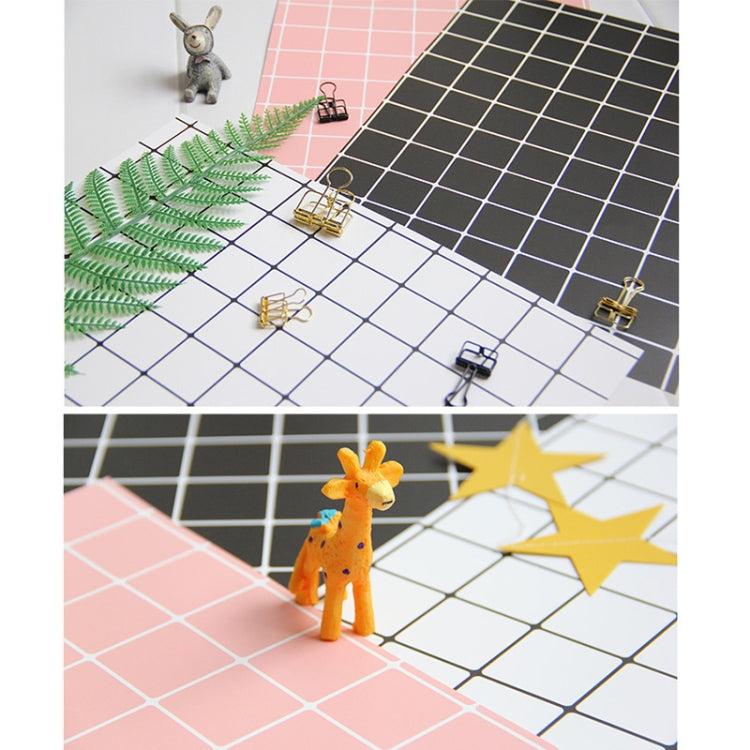 Big Grid Card Food Shooting Props Photography Background(Black)