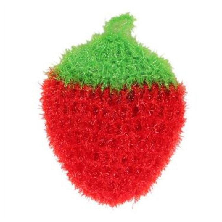 Cute Strawberry Dishcloth Polyester Fiber Dishrag Washing Cloth Clean Towel Home Kitchen Cleaning Tools