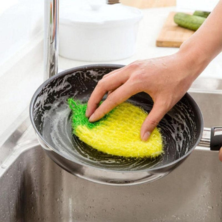 Cute Strawberry Dishcloth Polyester Fiber Dishrag Washing Cloth Clean Towel Home Kitchen Cleaning Tools