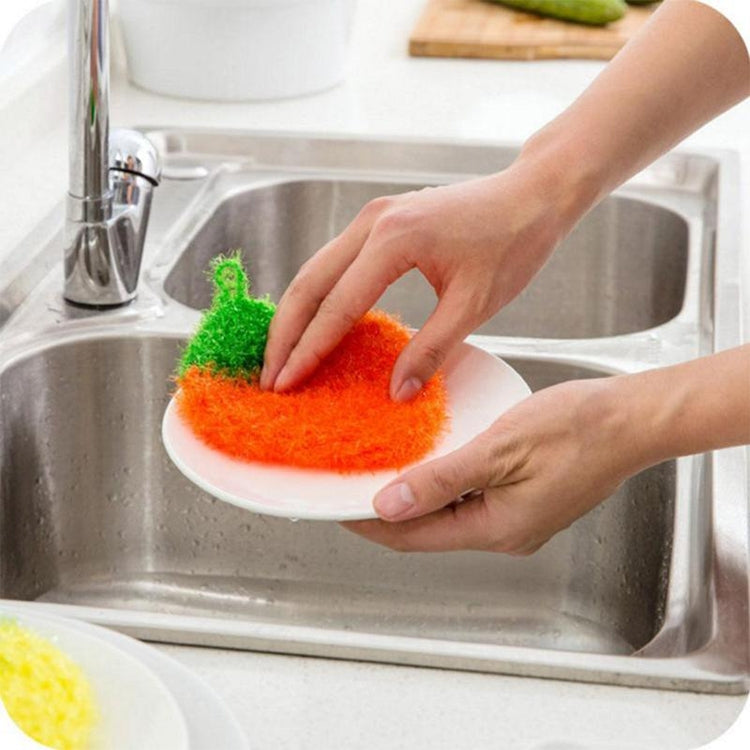 Cute Strawberry Dishcloth Polyester Fiber Dishrag Washing Cloth Clean Towel Home Kitchen Cleaning Tools