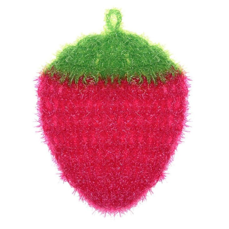 Cute Strawberry Dishcloth Polyester Fiber Dishrag Washing Cloth Clean Towel Home Kitchen Cleaning Tools